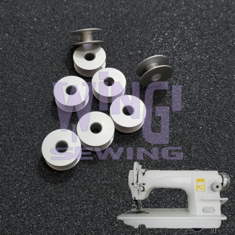 Spul Aluminium HIGHSPEED Spool Bobbin Mesin Jahit Industri Jarum 1