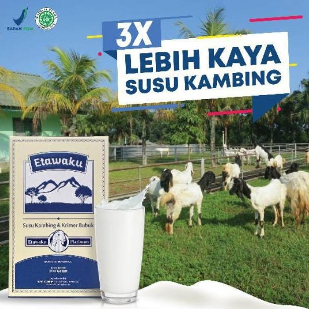 [ COD ] ETAWAKU PLATINUM Susu Etawa Kambing Murni Untuk Gangguan Pernapasan