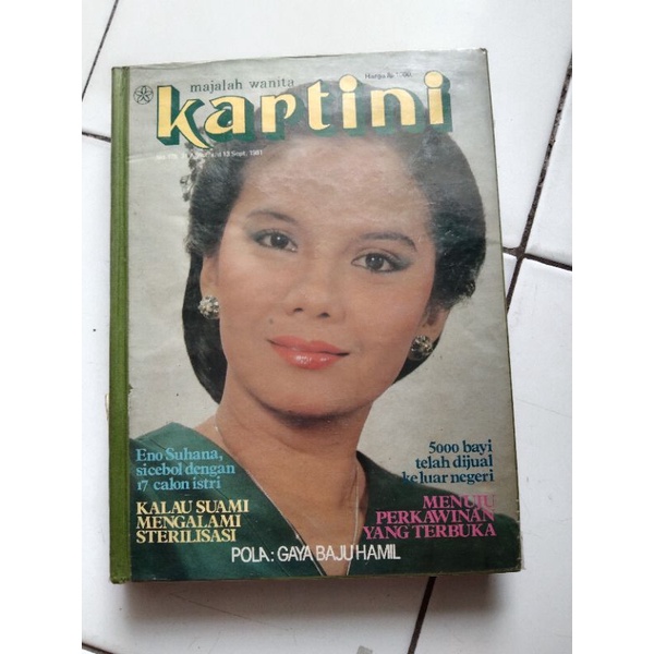 majalah Bundel KARTINI no.176-180 tahun 1981 majalah Jadul majalah bekas