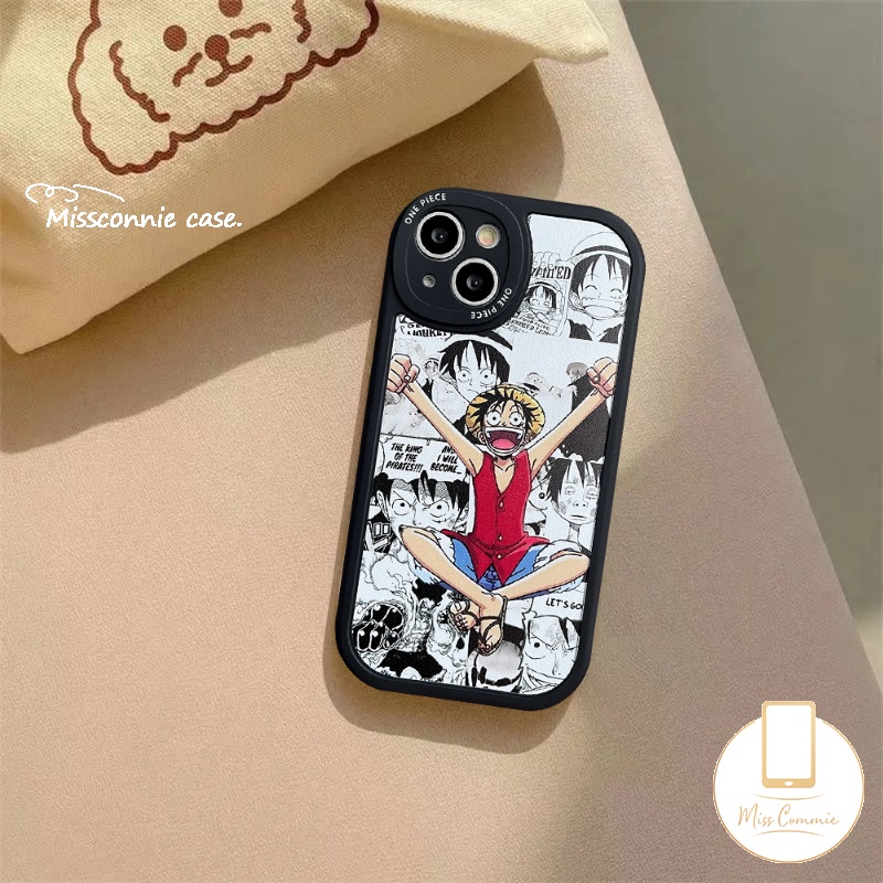 Soft Case TPU Motif Kartun Anime One Piece Luffy Sauron Untuk IPhone 11 13 12 14 Pro MAX XR 7 8 Plus 6 6s Plus 14 Plus X XS MAX SE 2020
