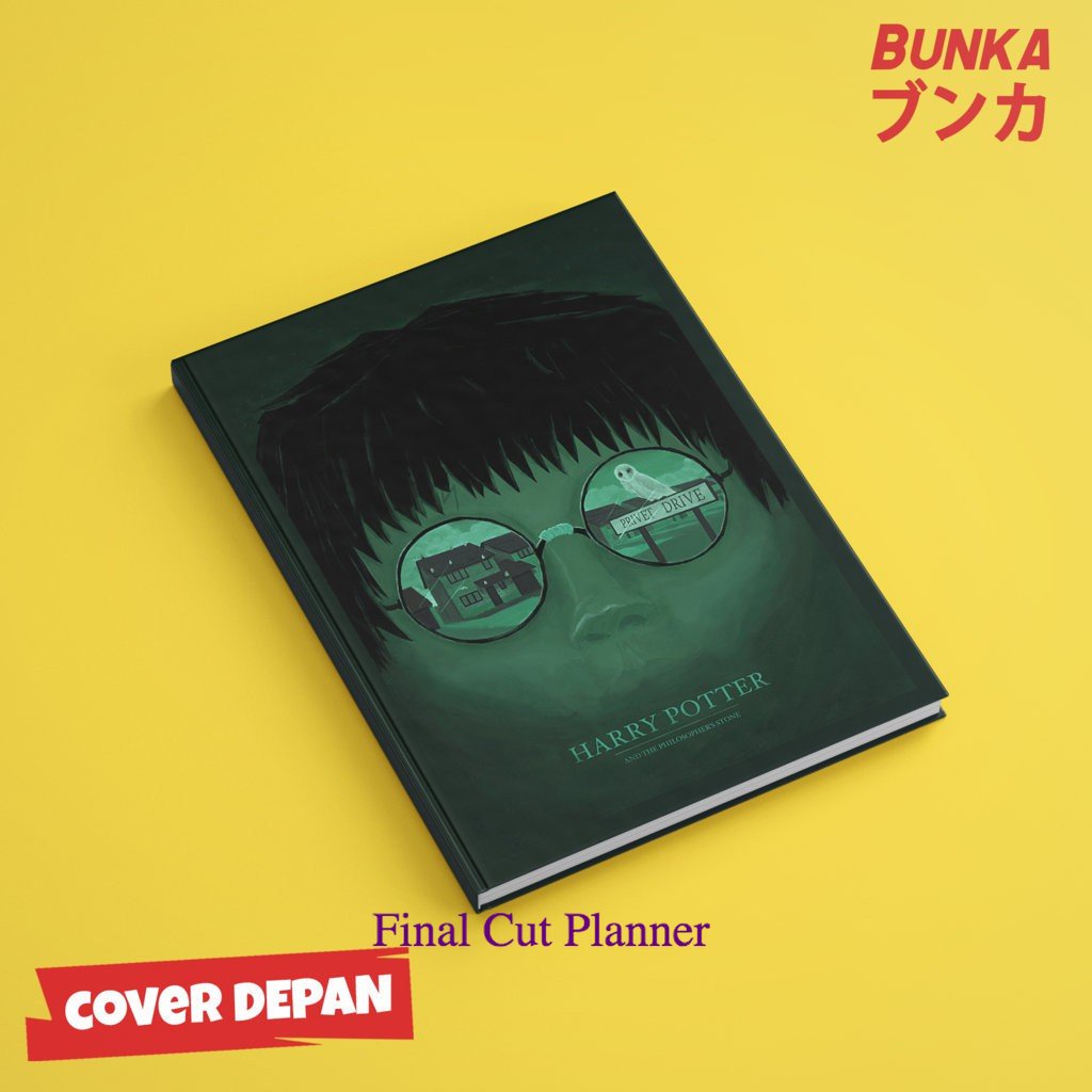 

Notebook Harry Potter The Philosopers Stone Face Hardcover A5 Buku Tulis Catatan Note Agenda Planner .