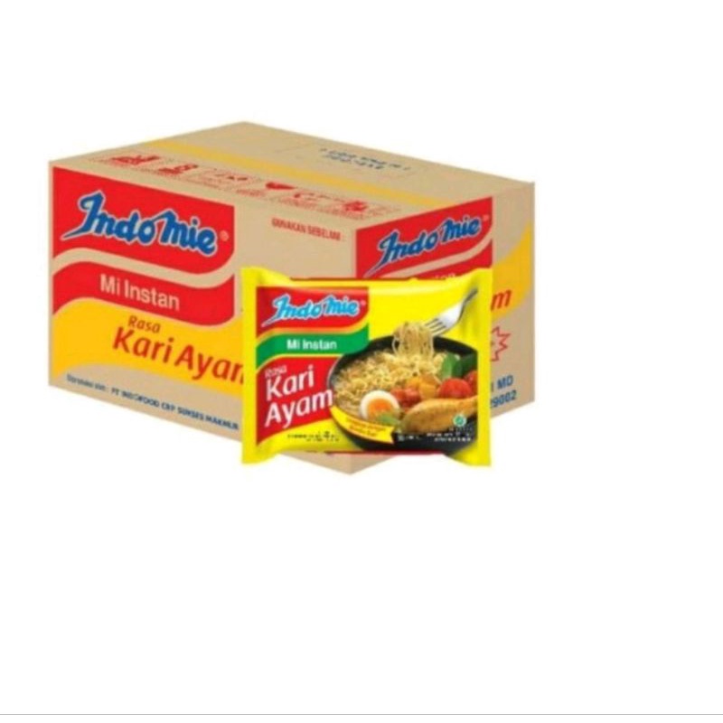 

Indomie rasa kari ayam 1 Dus