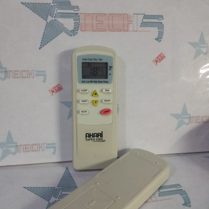 REMOT REMOTE AC AKARI TURBO COOL ORIGINAL RC-055T