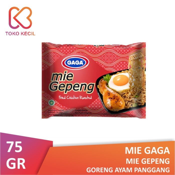 

SALE Mie Gaga Gepeng Goreng Ayam Panggang 75gr