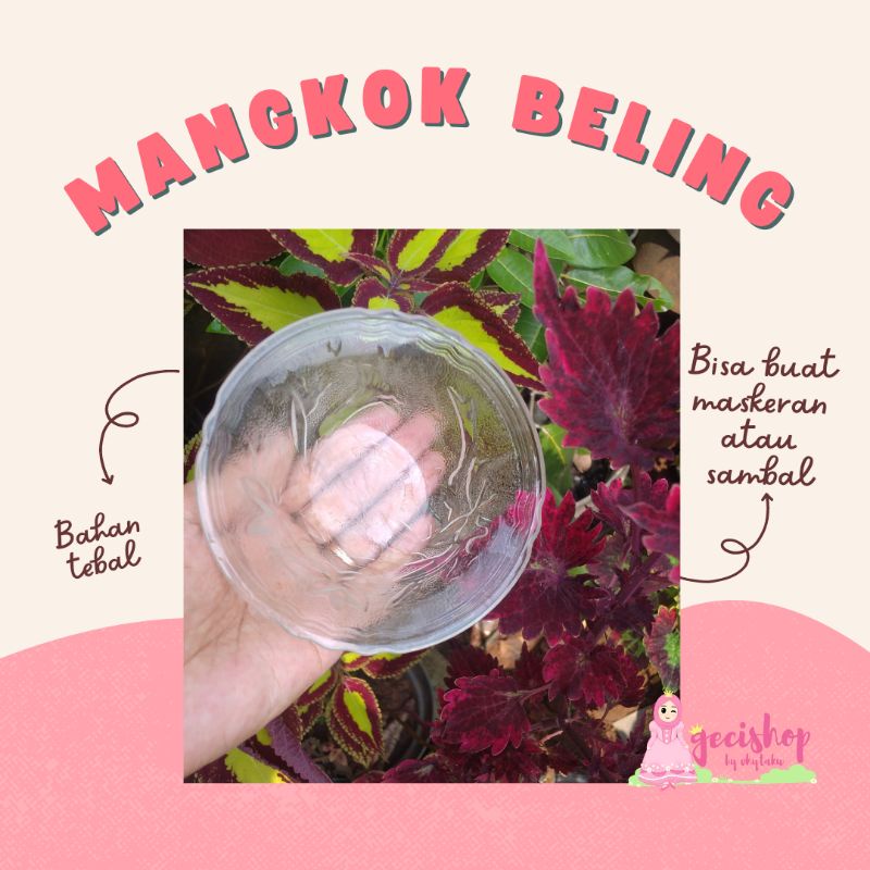 MANGKOK MASKERAN BAHAN BELING MANGKOK SAMBAL BELING