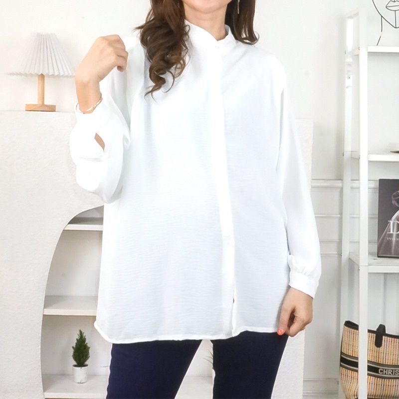 DAILY TOP BLOUSE // SHAKILA KEMEJA CRINCLE POCKET