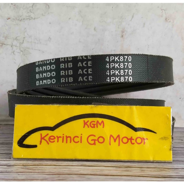 BANDO VAN BELT 4PK 870 RIB BELT TALI KIPAS 4PK-870 FAN BELT ALUR