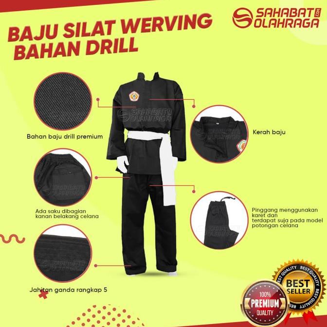 [COD] Baju Silat Werving Ultimate Drill / Seragam Silat Werving BERKUALITAS Kode 706