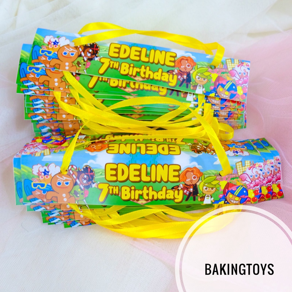

Cookie Run Kingdom Label Kantong Snack Goodie Bag Birthday / Kantong Souvenir Hampers Ulang Tahun