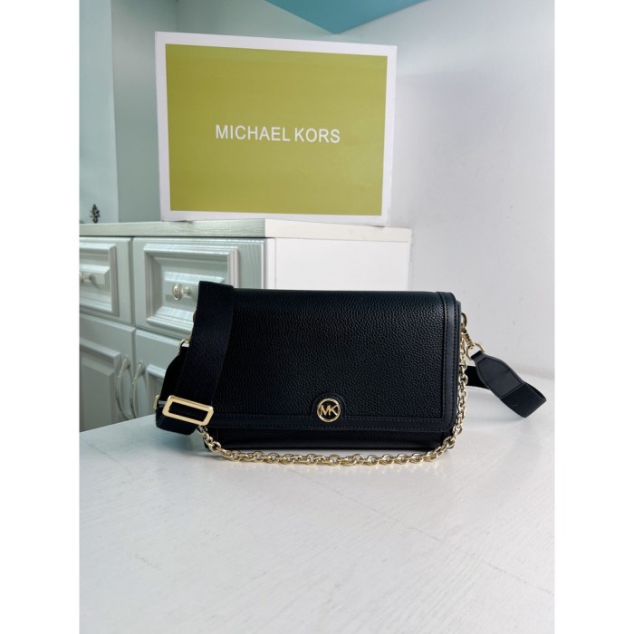 Michael Kors Freya Small Convertible Logo Crossbody - brown