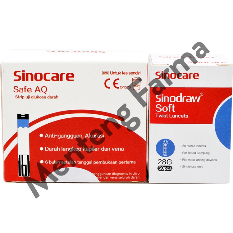 Sinocare Safe AQ Smart Alat Cek Gula Darah