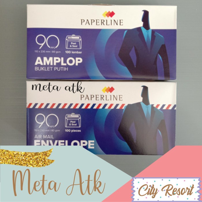 

Limited Amplop Paperline 90 Aps & Pps ( 110 X 230Mm) 100 Lembar Trendi