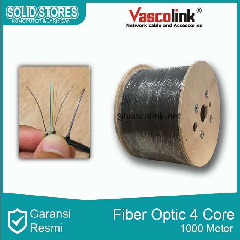 Kabel Fiber Optic Vascolink FTTH OUTDOOR - 4 Core