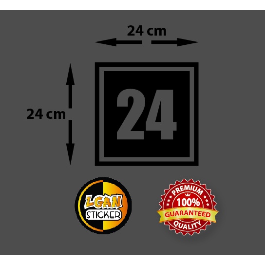 

STIKER ANGKA BOLONG DLM KOTAK UK 24 CM - ORACAL GLOSSY