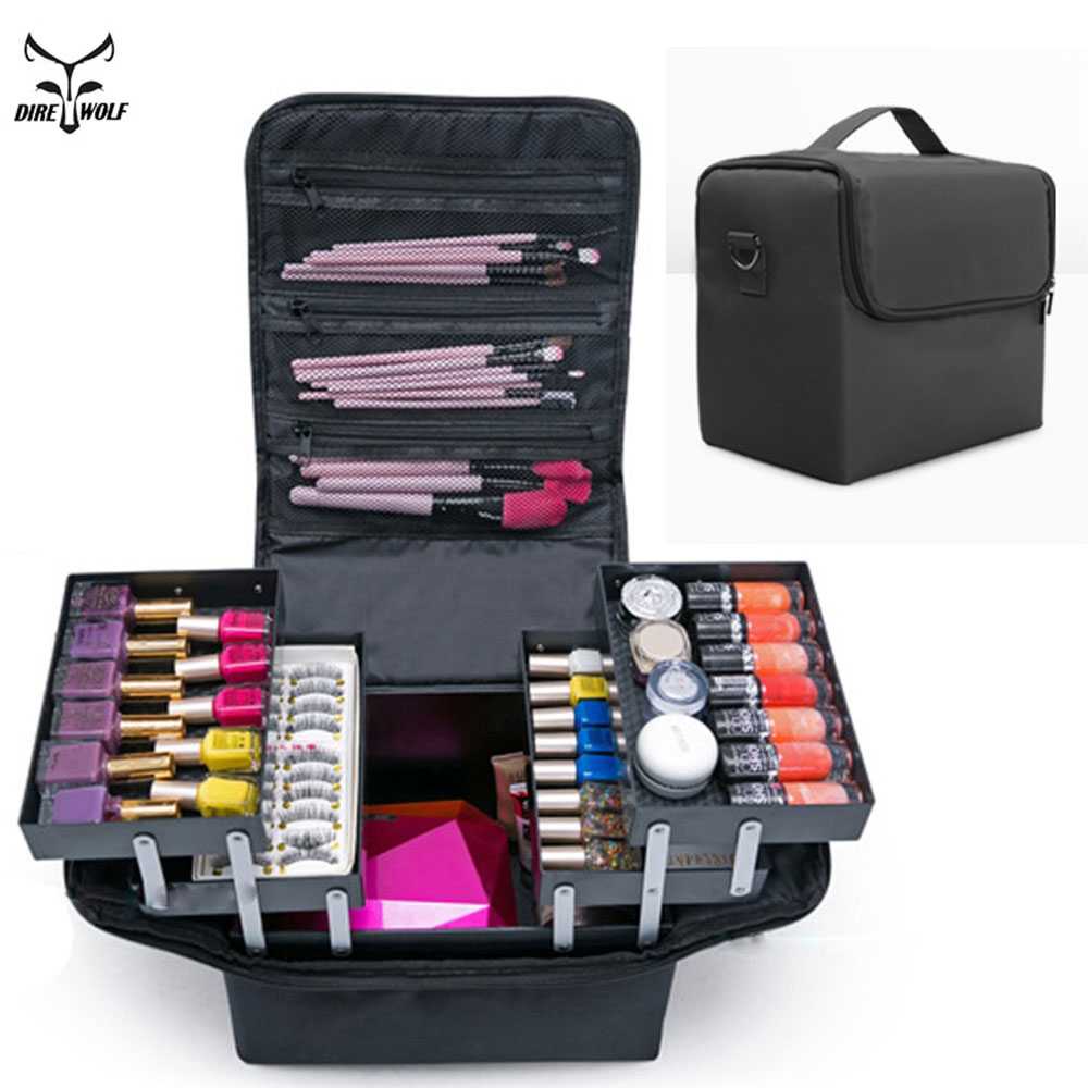 DIREWOLF Tas Organizer Make Up Rak Perhiasan Wanita
