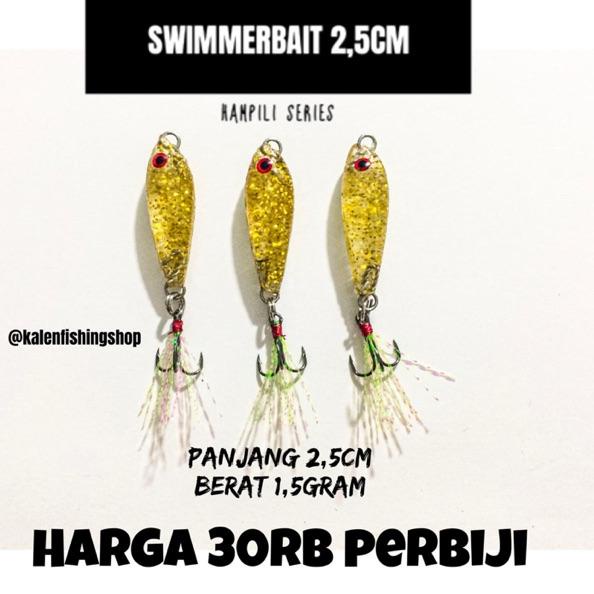 

Baru Terjamin SWIMBAIT / SWIMMER KALEN 2,5 CM GOLD