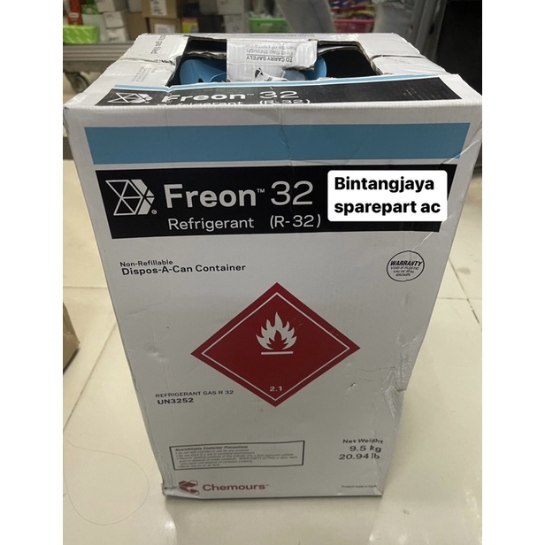 Refrigerant ac rumah R32 chemours