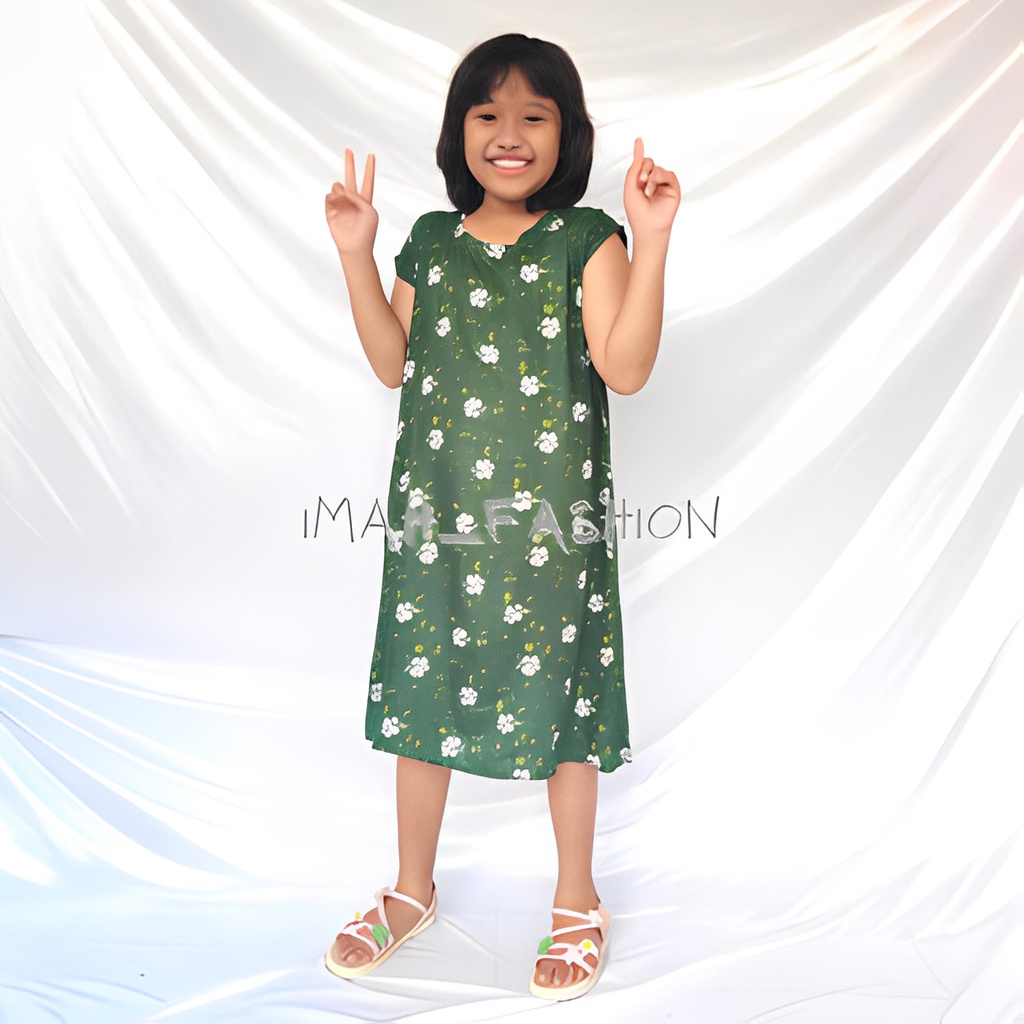 DASTER ANAK PEREMPUAN POLOS DAN MOTIF LENGKAP 2-6 TAHUN BISA COD IMF