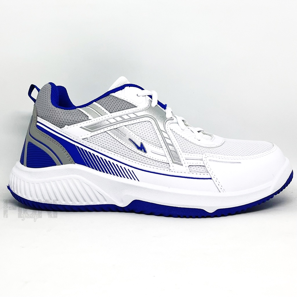 FIURI – Pro ATT Original - MBC 60 PUTIH BIRU 40-43 - Sepatu Kets Pria - Sepatu Sneakers Pria - Sepatu Olahraga Sport  Pria - Sepatu =tekstil - Sepatu Jogging Lari Running Fitness Gym Pria - Sepatu Laki-Laki Cowok - Sepatu Sekolah Bertal