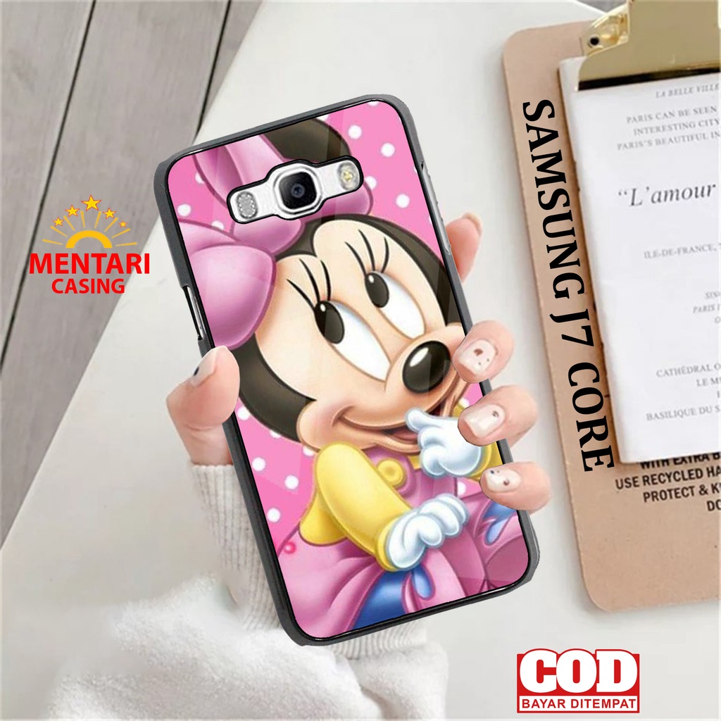 Case SAMSUNG J7 CORE CASING SAMSUNG J7 CORE [ MINNIE ] Mentari casing case hp kondom hp case custom 