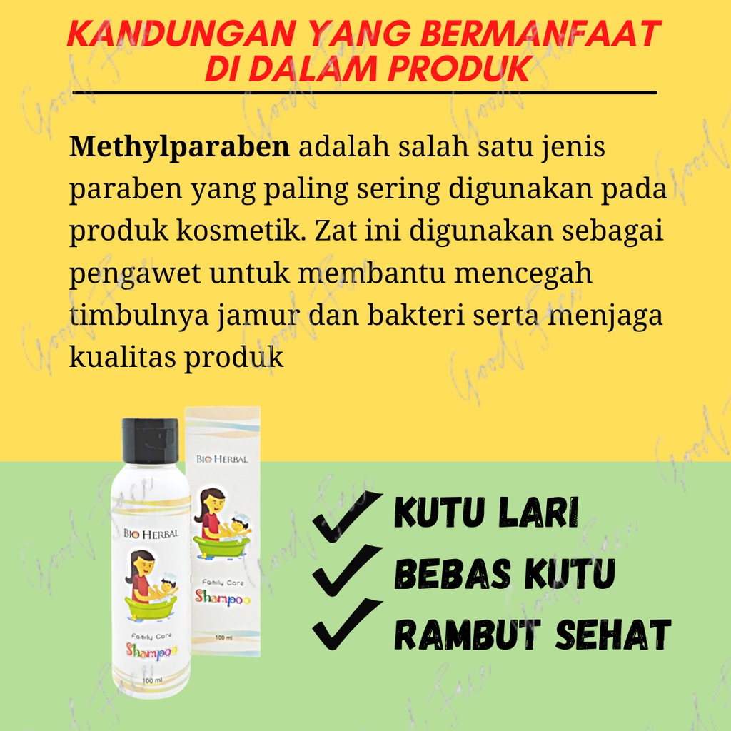 OBAT KUTU -  PENGHILANG KUTU RAMBUT - SAMPO KUTU - Bio Herbal Family Care Shampoo Kutu/ Bio Herbal Shampoo Kutu BPOM