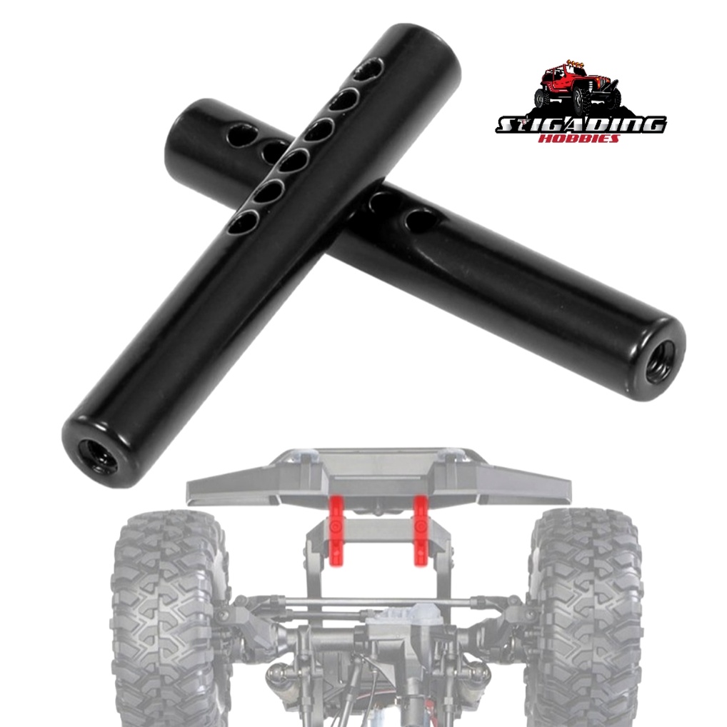 METAL BUMPER MOUNT HOLDER POST ROUND TRX4 TRX6 SCX10 RGT (2PCS)