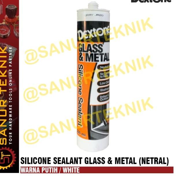 

Silikon Netral / Silicone Sealant Neutral Glass Metal DEXTONE PUTIH