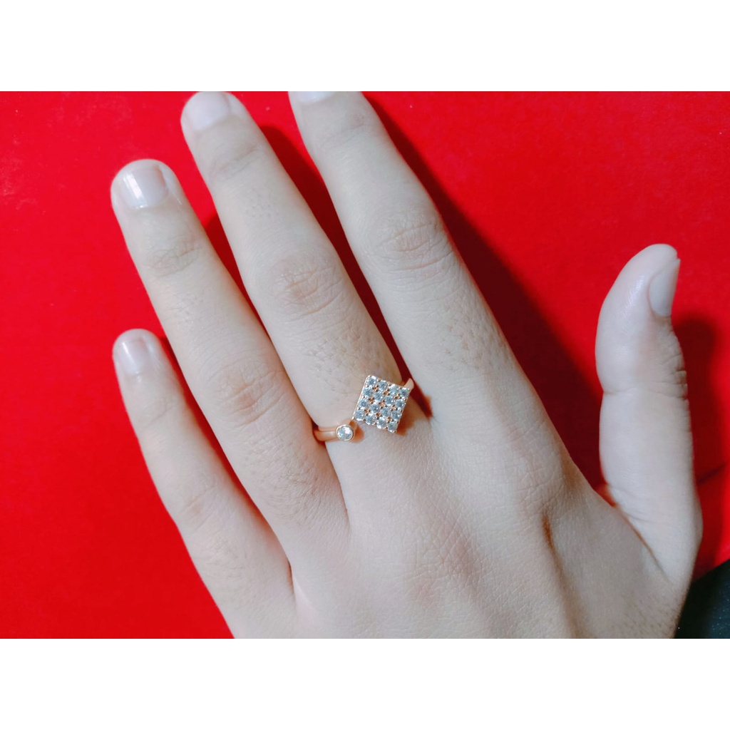 [cod]667 cincin titanium antikarat viral model ketupat