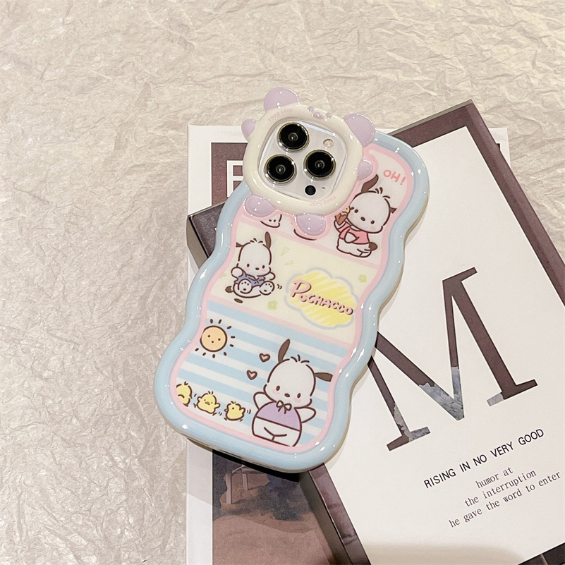 Soft Case TPU Motif Monster Kecil Untuk iPhone 14 13 12 11 Pro Max X Xr Xs Max SE 7 8 6 6s Plus