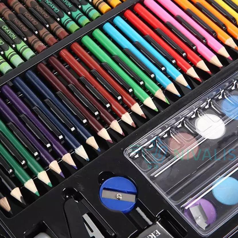 

Diskon✔️NIVALIS PENSIL WARNA SET 150PCS CRAYON WARNA CRAYON KRAYON SET ALAT MEWARNAI SOUVENIR KADO ANAK ULTAH|RA2