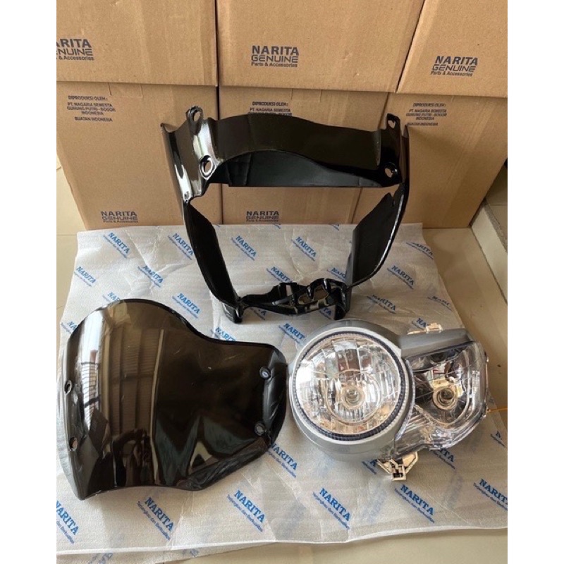 batok totok honda tiger revo pece + lampu depan honda tiger revo pece set visor tiger revo pece