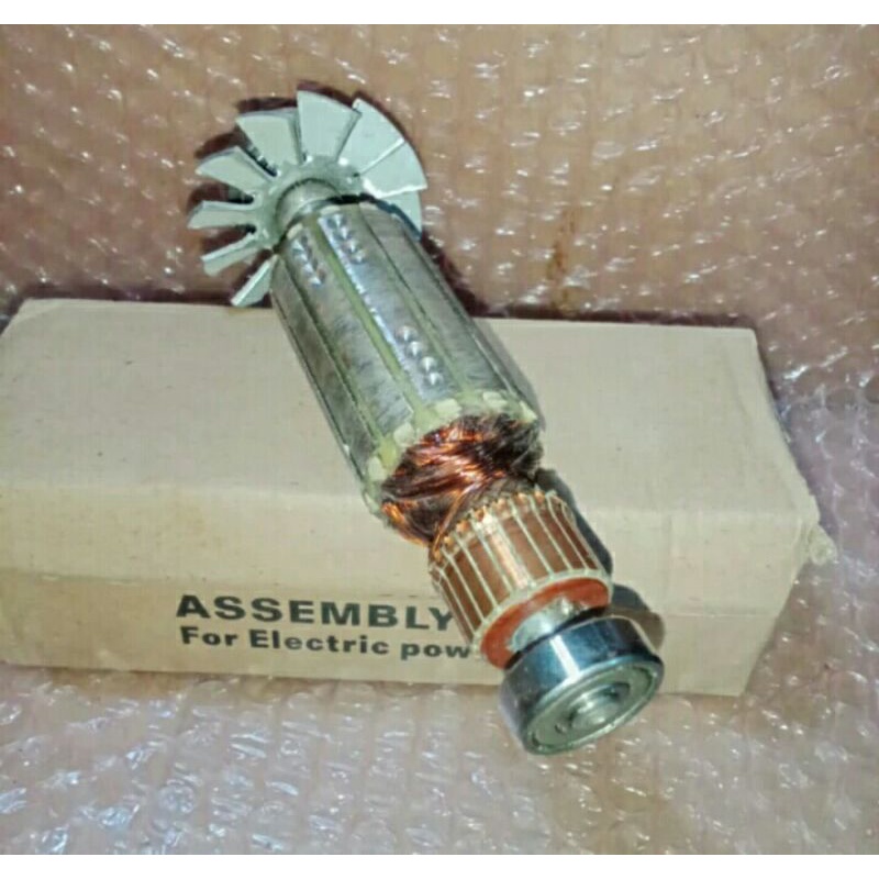 ARMATURE ASSEMBLY ANGKER MESIN TRIMER/ ROTOR N 3701