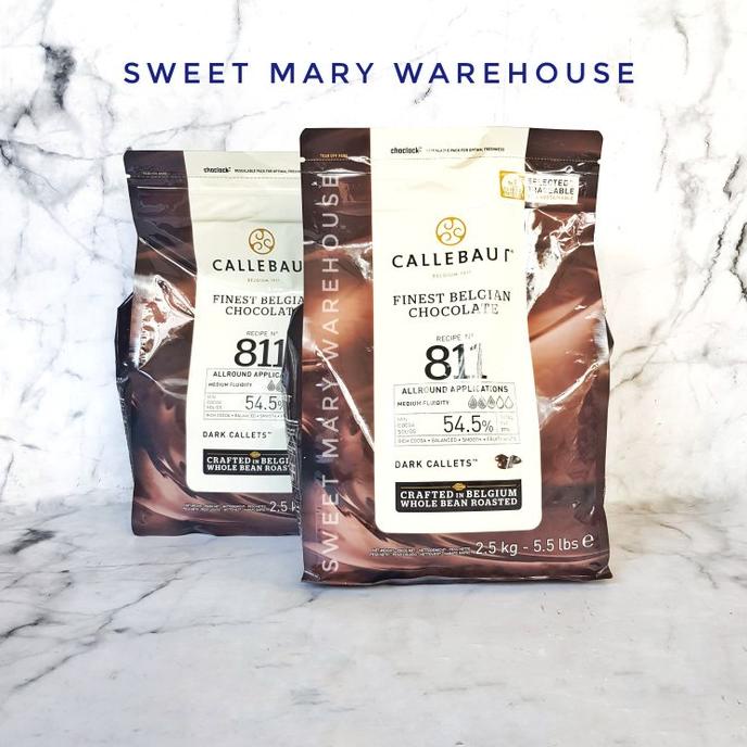 

[COD] Callebaut Dark Chocolate Couverture 811 NV 54,5% 250gr Cokelat 811NV [COD]