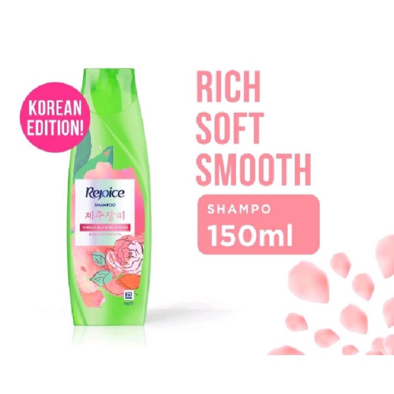 Rejoice Rich Shampoo Soft Smooth Jeju Rose 150ml