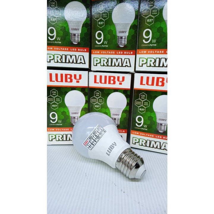 LUBY PRIMA Lampu Bohlam LED 5W, 7W, 9W, 12W, 15W, 18W dan 24W LED BULB