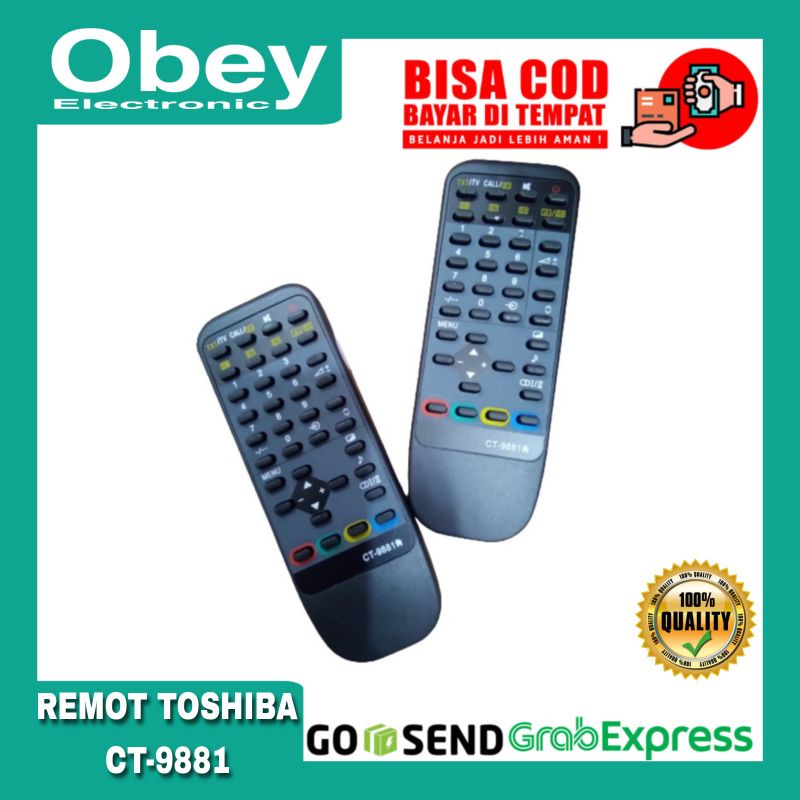 Remot TV Toshiba Tabung Bomba CT-9881