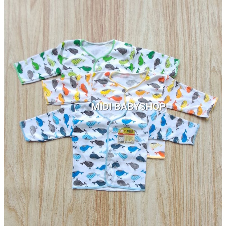 Baju Bayi Lengan Panjang Baru Lahir Motif Saffenda Baby SNI