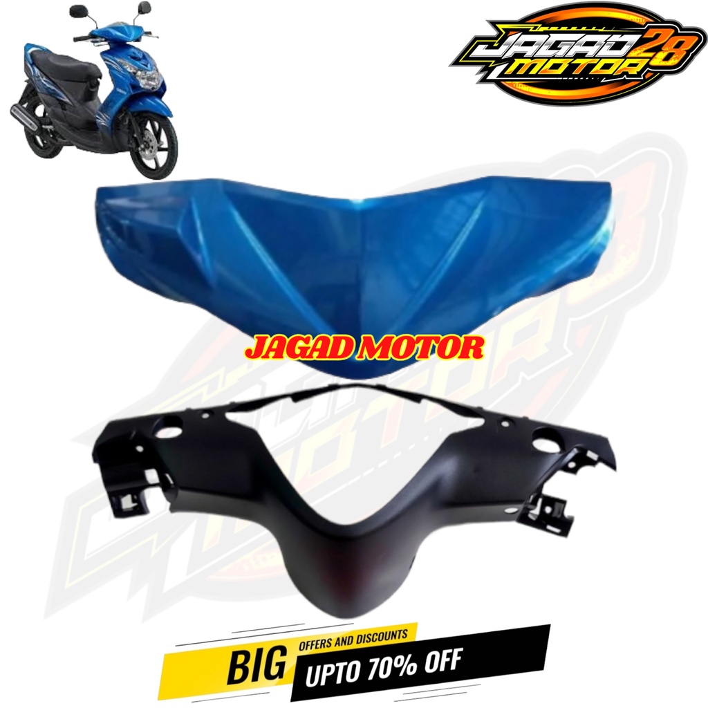 Batok Kepala Depan Belakang Yamaha Mio Soul Karbu Lama Biru tahun 2008 - 2012 / Batok Kepala Depan Belakang Yamaha Mio Soul Lama Karbu Biru Tahun 2008-2012