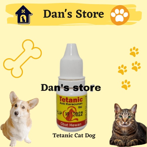 Tetanic Cat Dog - Obat Kucing Keracunan Makanan Anti Alergi Anjing