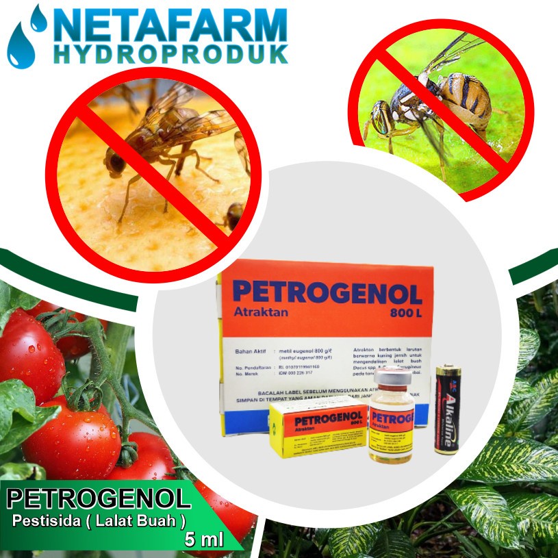 Pestisida / Insektisida Perangkap Lalat Buah PETROGENOL - 1 kotak