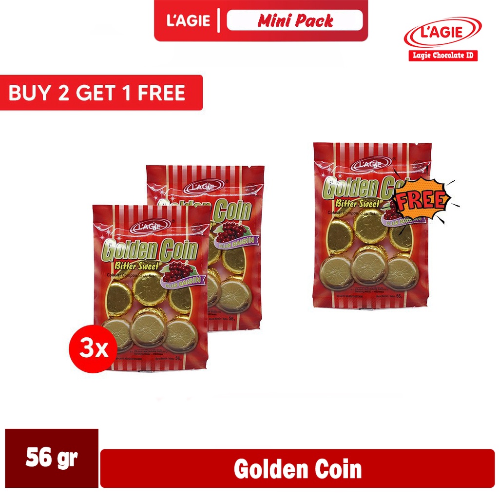 

LAGIE GOLDEN COIN 56GRAM 3 SACHET