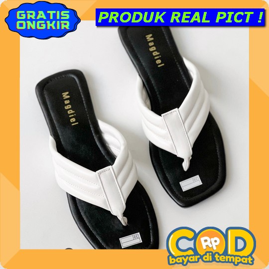 Zerolimit - Sandal Tali Strap Wanita Korea Karakter Sendal Empuk Gunung Wanita Kekinian Sandal Tali 