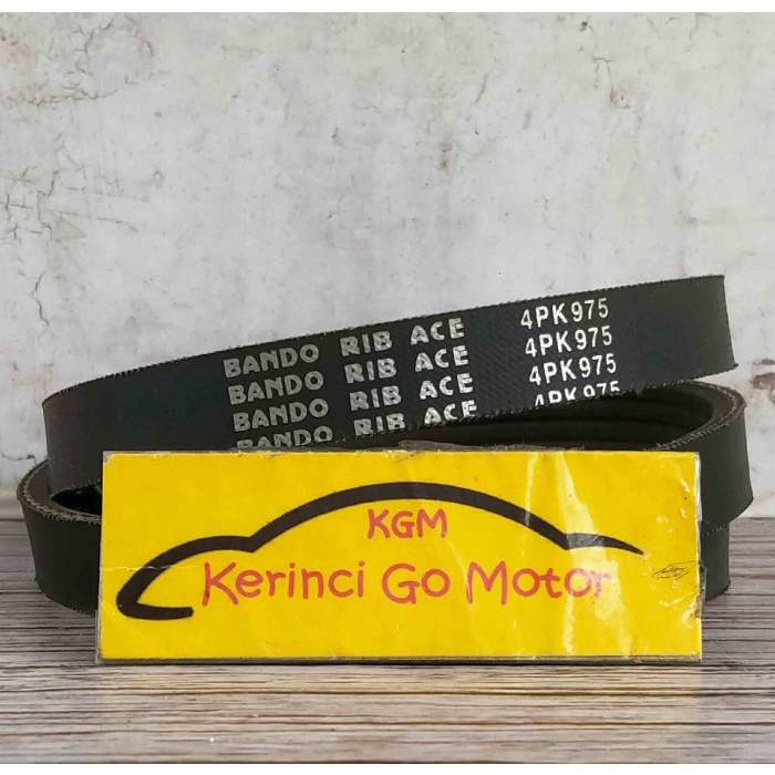 BANDO VAN BELT 4PK 975 RIB BELT TALI KIPAS 4PK-975 FAN BELT ALUR