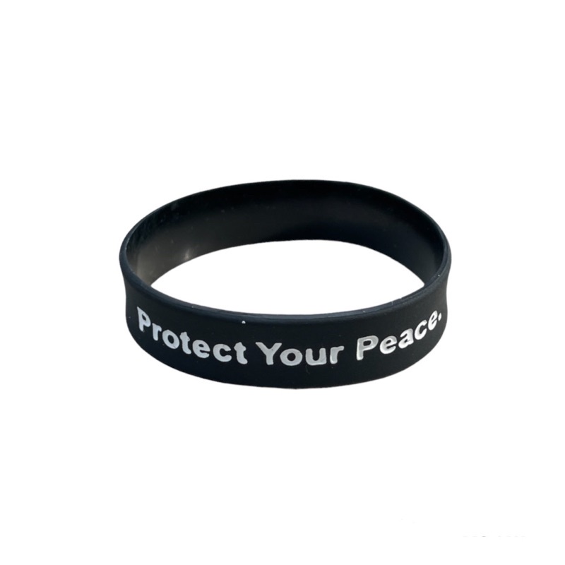 Transworld Bracelet Protect Black - Gelang karet / Unisex