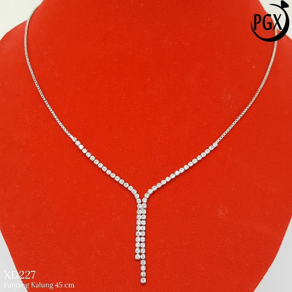 PGX Kalung Wanita Xuping Aksesoris Fashion Perhiasan Lapis Emas XD227