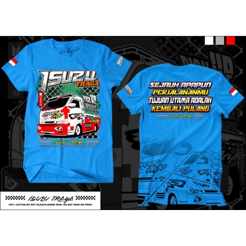 kaos traga pick up //  kaos pick up traga isuzu // kaos pick up original // kaos sopir