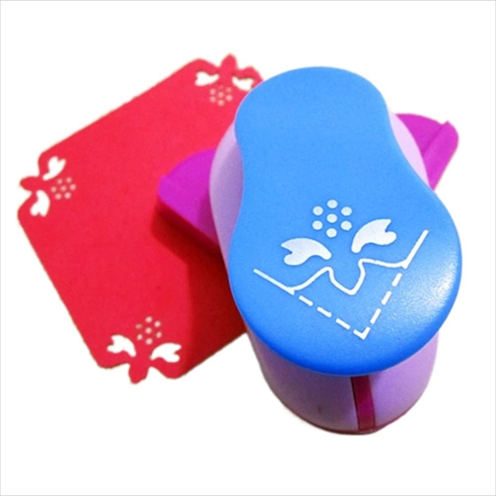 Lanfy Perangkat Embos Perlengkapan Sekolah Handmade Craft Scrapbooking DIY Anak Hole Puncher Cetak Kartu Cutting