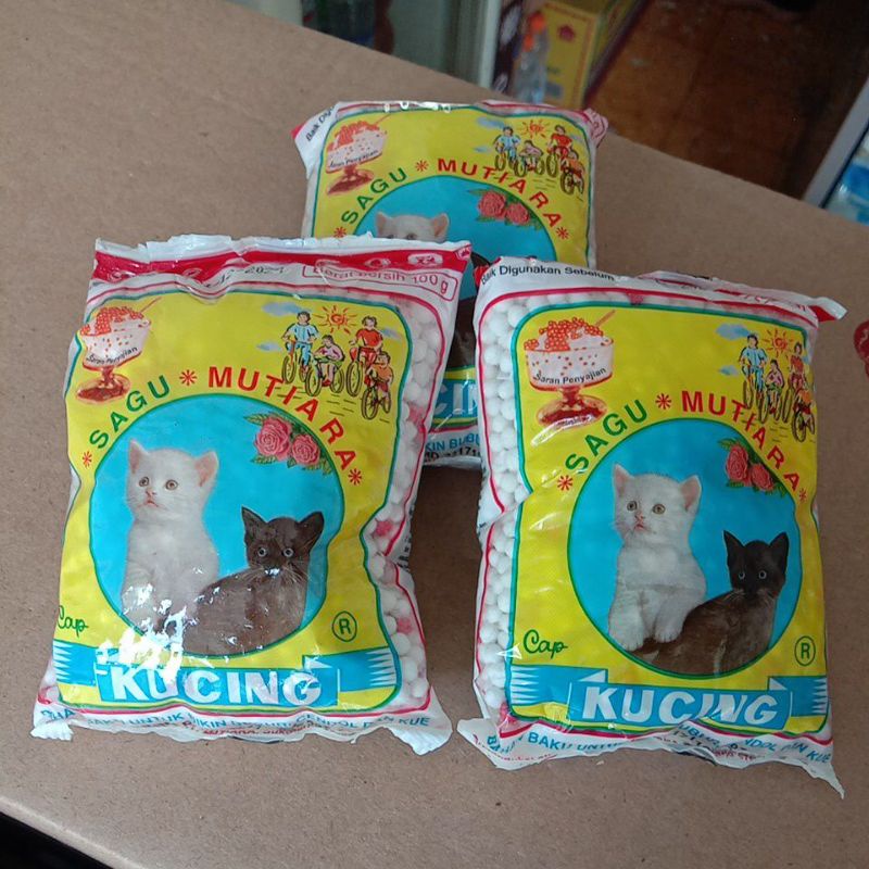 

sagu mutiara cap kucing/ es mutiara/ topping es mutiara 100gr