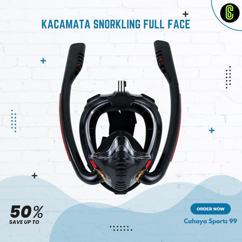 Kacamata Diving Snorkling Full Face Alat Selam Renang