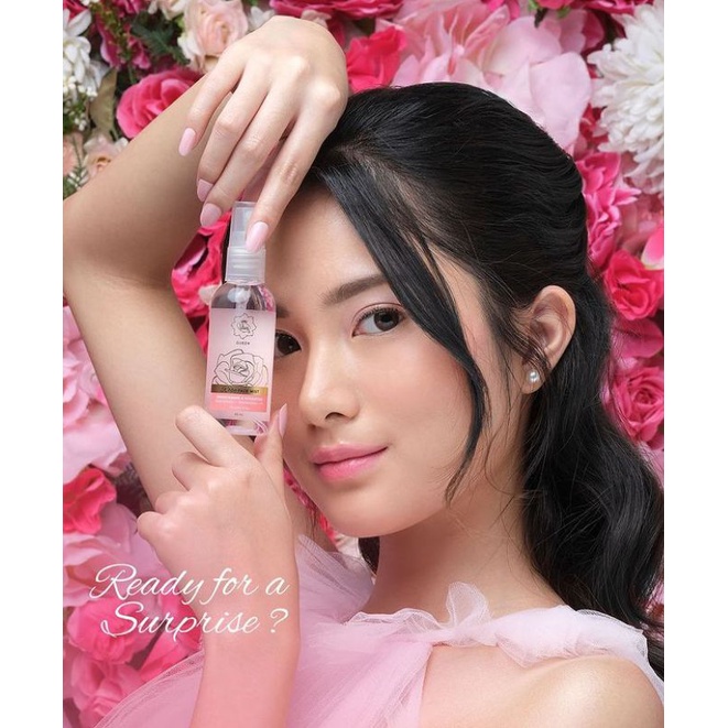 Face Mist Rose Viva Queen Hydrate Spray Melembabkan Menghidrasi Mencerahkan Menghaluskan Mengencangkan Kulit Wajah 60 ml